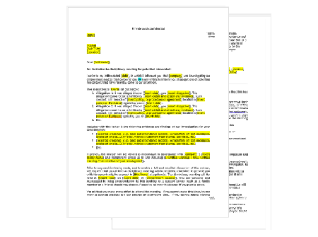 Template: Invite to Misconduct Meeting