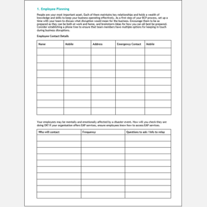 Template: Retail NZ Business Continuity Plan