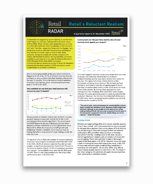 Retail Radar report: Fourth Quarter 2025