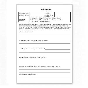 Template - Employee Exit Interview