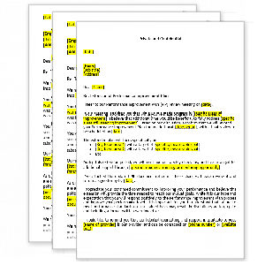 Template: Written Warnings and Extensions - Poor Performance